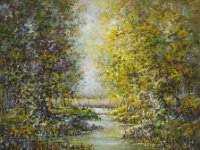 Il ruscello  Olio su tela - 40 x 50